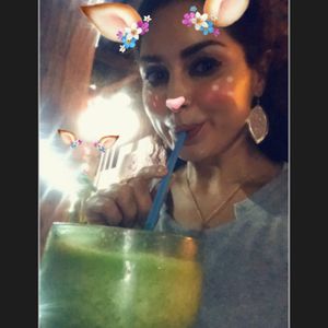 #sayeschoice large green juice with no sugar at Natura Restaurante in Cancun