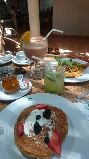 Brunch!  at Natura Restaurante in Cancun