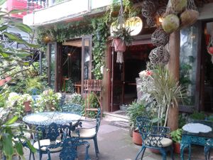Entrance at Natura Restaurante in Cancun