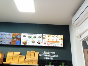 Menu at Cigköftem - Meidling in Vienna