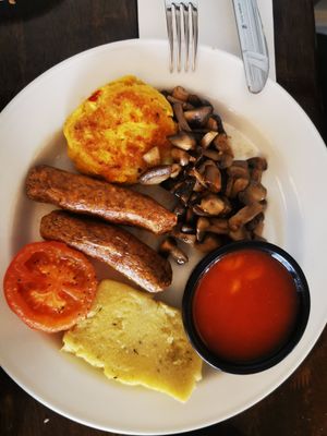 Vegan fry at Menlo Park Hotel in Galway