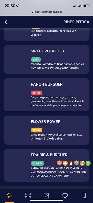 Green road at Diner Pitbox in Amposta