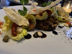 Mushroom tartaar  at Colori in Grave