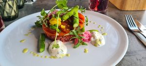 Gegrilde meloen at Colori in Grave