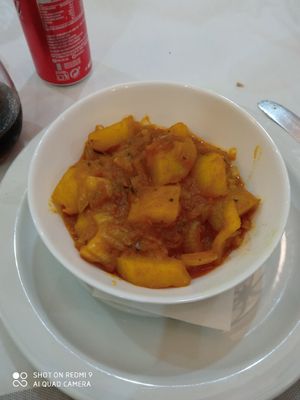 Begun aloo at Bayleaf Indian in Tossa De Mar