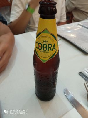 Cerveza vegana india at Bayleaf Indian in Tossa De Mar