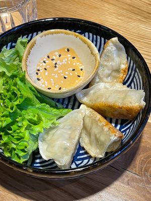Vegetable gyoza at Udum in Cologne