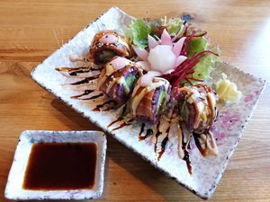 Vegan sushi at Udum in Cologne