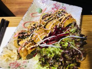 Tempura roll  at Udum in Cologne