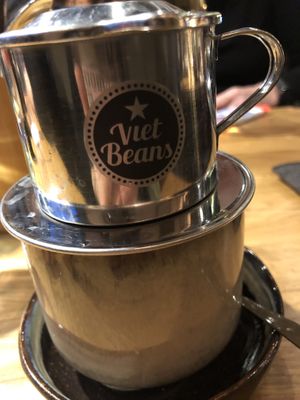 Vietnamese coffee  at Udum in Cologne