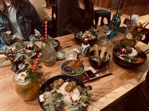 So much food 💚 at Udum in Cologne