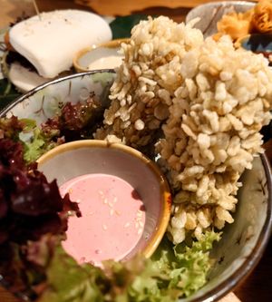 Frittierter Tofu at Udum in Cologne