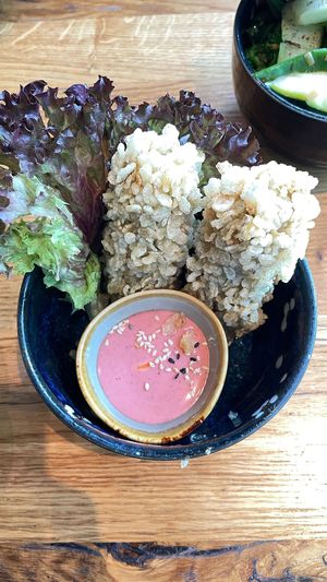 Vorspeise: Raspberry & Tofu  at Udum in Cologne