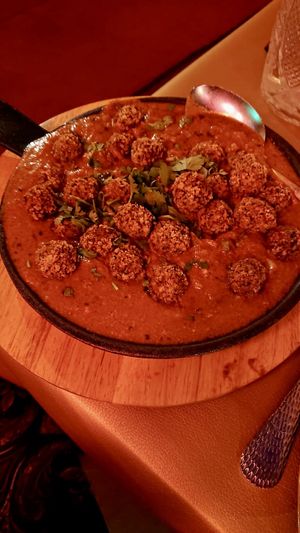 Vegan Garlic Kofta Curry  at Mother India in Kristiansand