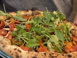 Lovely pizza  at Pizzeria L'Antica in Reims