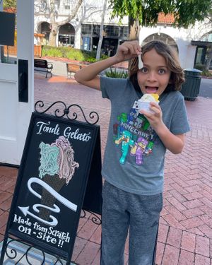   at Tondi Gelato in Santa Barbara