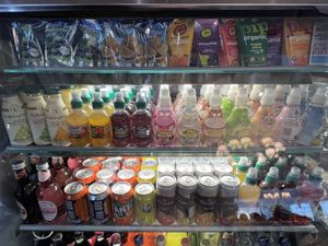 Soft drinks   at The Park Café in Aberdeen