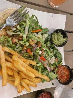 Veggie tacos   at Yellow Brix in Carlsbad