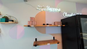 Interior at EJ Bonbons and Confections in Woodstock