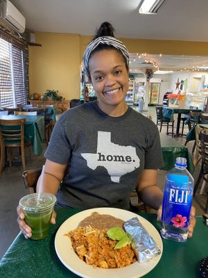 Super yummy and flavorful!  at Mr. Natural - East Cesar in Austin