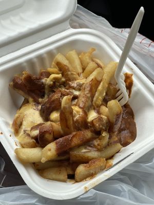 Mole and cheese fries  at Mr. Natural - East Cesar in Austin