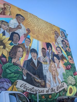 Mr natural Mural at Mr. Natural - East Cesar in Austin