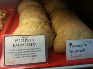 vegan empandas at Mr. Natural - East Cesar in Austin
