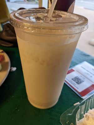 vegan horchata at Mr. Natural - East Cesar in Austin