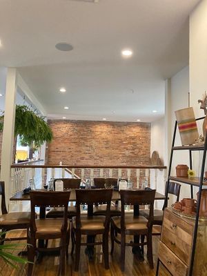 Upstairs dining  at Batuqui on the Falls in Chagrin Falls