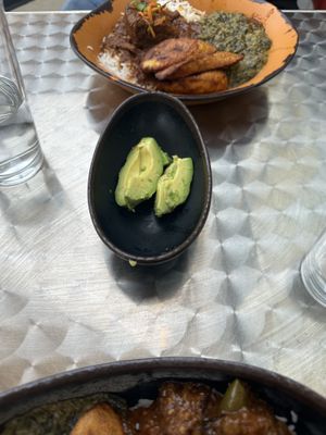 Side of avocado 🥑   at Baobab Fare in Detroit