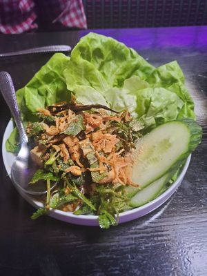 Mushroom & Tofu Laap at Takoi in Detroit