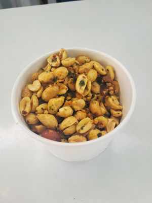 Spicy peanuts at Takoi in Detroit