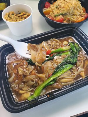 Lad Na - rice noodles in mushroom gravy at Takoi in Detroit