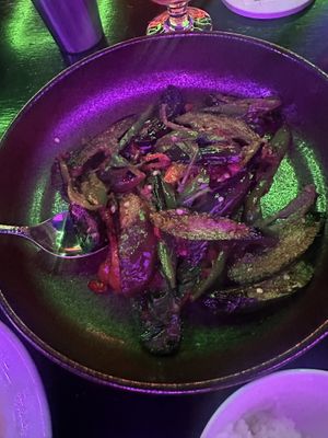 PHAT MAKHEUA sweet and sour eggplant! 🔥 add a side of rice !   at Takoi in Detroit