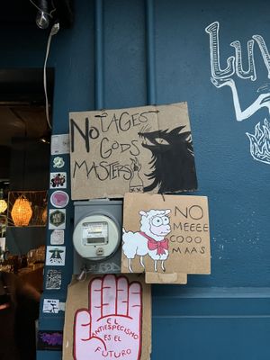   at Luvina Vegan Bar in Mexico City