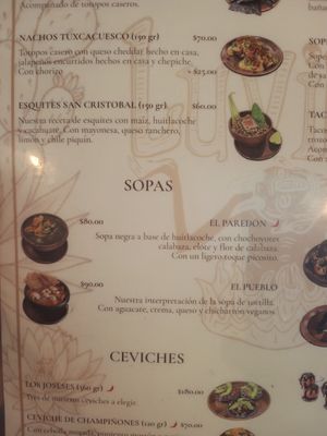  at Luvina Vegan Bar in Mexico City