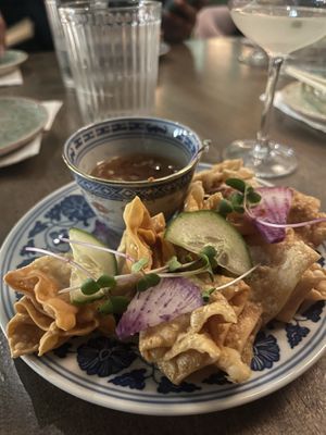 Wontons  at Miss Bāo in Kingston