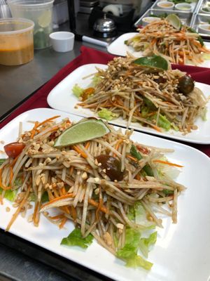 Papaya Salad at Tai Me Up in Phoenixville