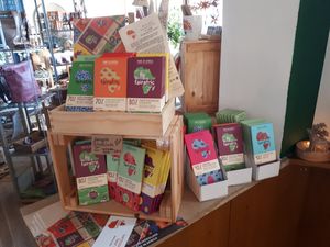 faire Schokolade, auch vegane Sorten at Waldcafe in Bad Groenenbach
