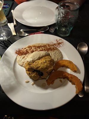 Baked eggplant at Waldcafe in Bad Groenenbach