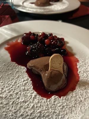 Ghost dessert at Waldcafe in Bad Groenenbach