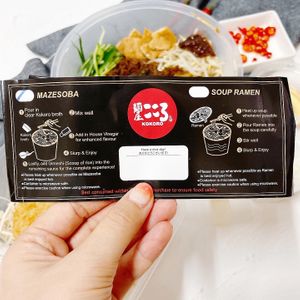 Instruction~ at Menya Kokoro - Suntec in Central Singapore