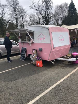 Cute kiosk  at Coop Coffee Co in Belfast