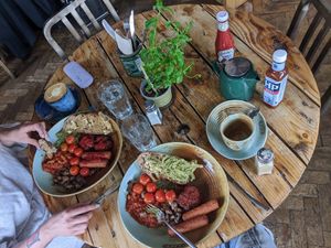 Vegan breakfasts at The Grind Cafe in Sheffield