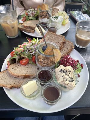 Delicious vegan breakfast   at Café Kofje in Hamburg