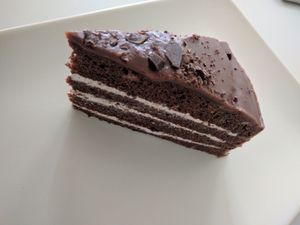 Chocolatbanana cake at Cafe Gopal in Tampere