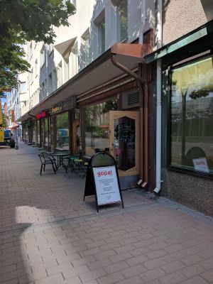 Entrance at Cafe Gopal in Tampere