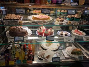 Sweets, cakes, muffin at Cafe Gopal in Tampere