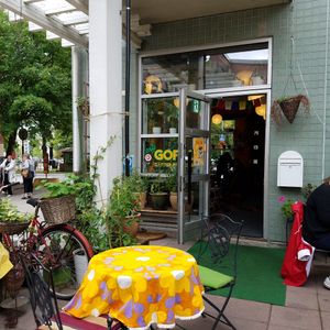 Entrance at Cafe Gopal in Tampere