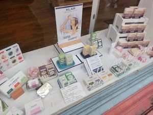 Some of the products at Klar Seifen in Heidelberg